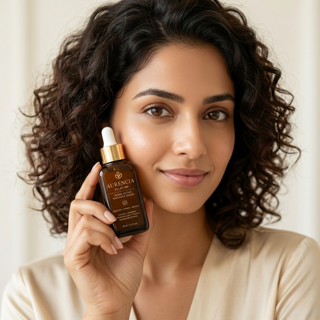 Aurencia Éclat AM + PM Anti-Aging Serum Duo | Complete Day & Night Skin Renewal Routine | 50ml + 50ml