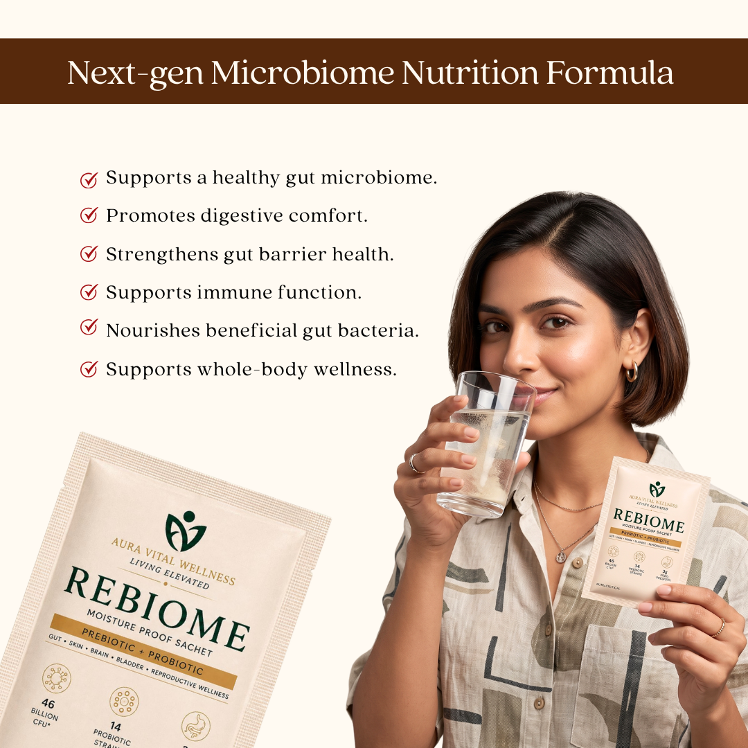 Rebiome Premium Prebiotic + Probiotic Moisture Proof Sachet