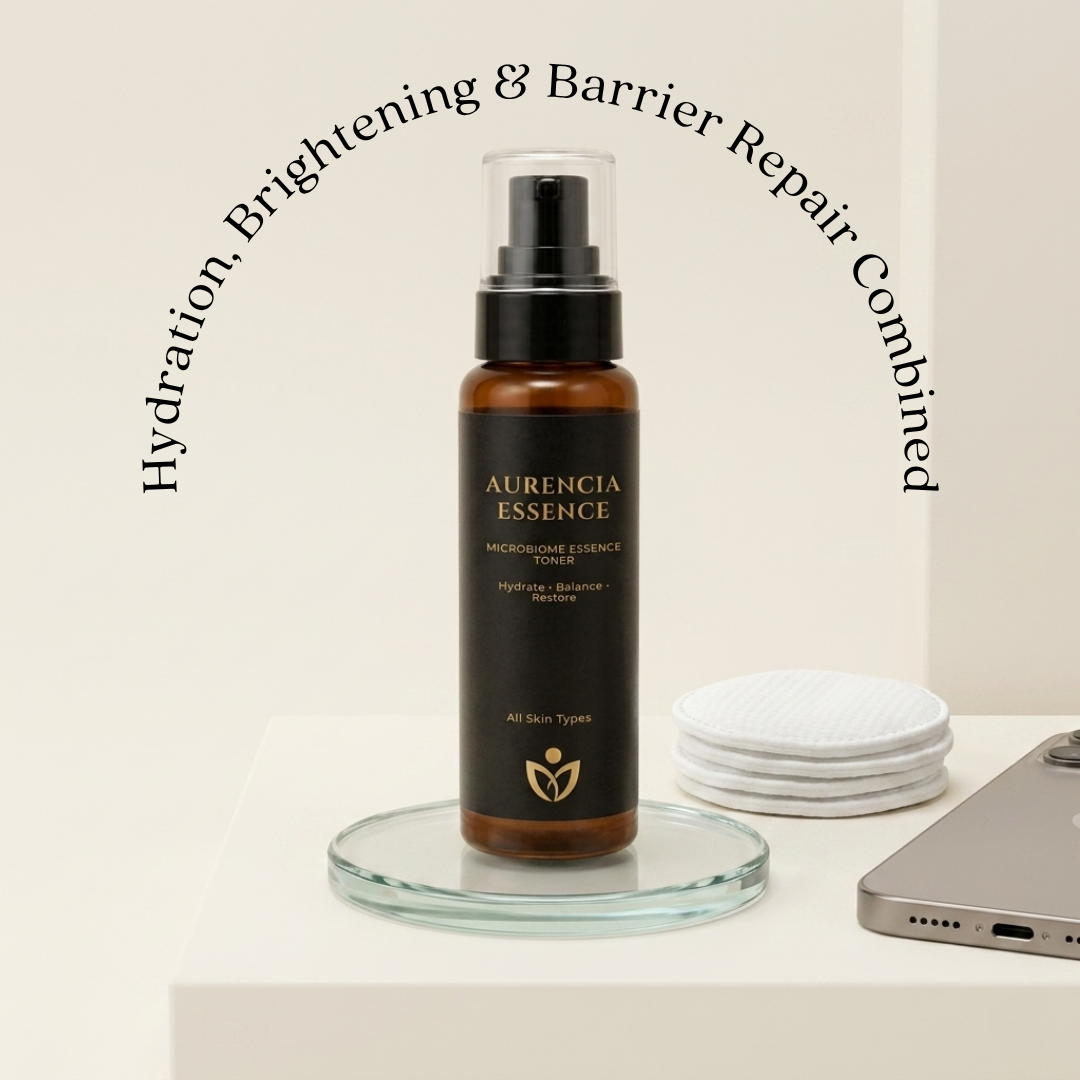 Aurencia Essence Hydrating Brightening Toner | Hyaluronic Acid, Niacinamide & Alpha Arbutin | 100ml