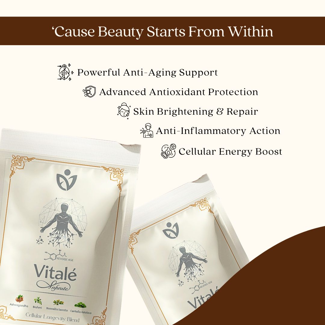 Vitale Infinite Advanced Antioxidant Formula | Cellular Health & Anti-Aging Support | 10g Sachets (Pack of 30)